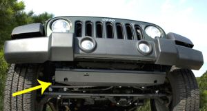 Jeep Wrangler JK skid plate