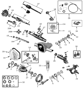 [Model 30 front axle]