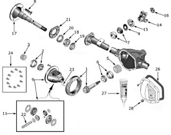 Dana 44 rear axle