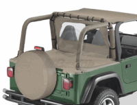 Jeep Wrangler sport bar cover