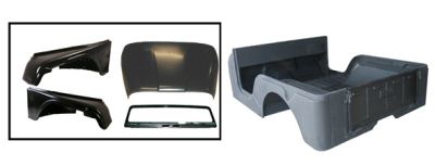 [CJ5 steel body kit 5461335K]