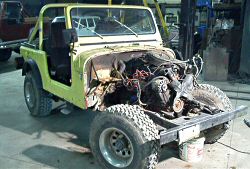 1977 CJ7 restoration